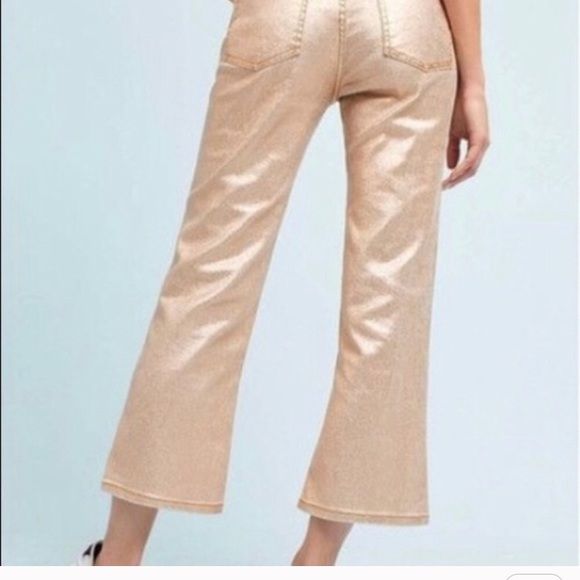 Anthropologie gold pilcro high rise flared jeans - Picture 5 of 5